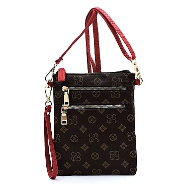 MONOGRAM MULTI-ZIP CROSSBODY BAG