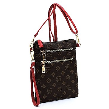 MONOGRAM MULTI-ZIP CROSSBODY BAG