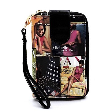 OBAMA MAGAZINE COVER PHONE CASE & WALLET