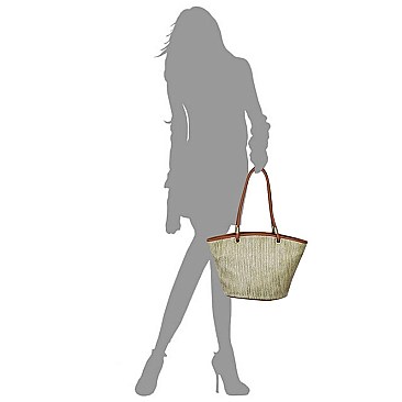 Fashion Straw Shopper