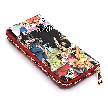 Michelle Obama Zippered Wallet