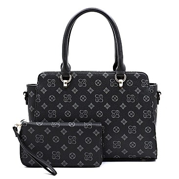 TOP HANDLE 2 IN 1 MONOGRAM SATCHEL