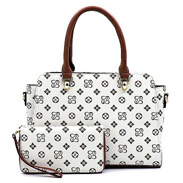 TOP HANDLE 2 IN 1 MONOGRAM SATCHEL