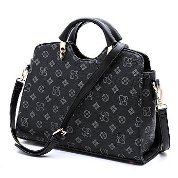 2 IN 1 MONOGRAMMED SATCHEL