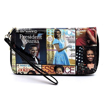 2-in-1 Magazine Cover Collage Satchel