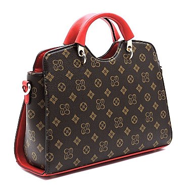 2 IN 1 MONOGRAMMED SATCHEL