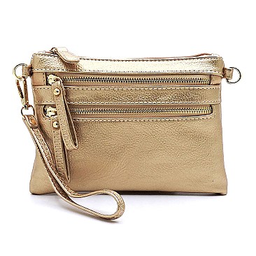 MULTI-POCKET CROSS BODY WRISTLET