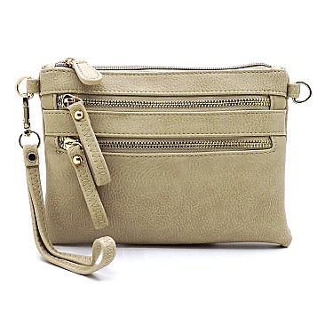 MULTI-POCKET CROSS BODY WRISTLET