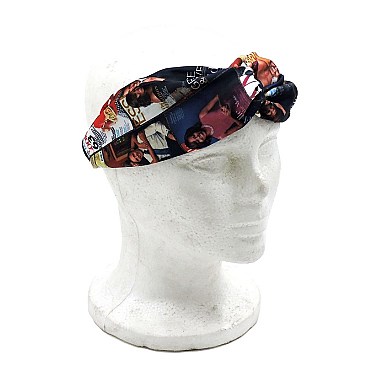 Pack of 12 PCS  OBAMA MAGAZINE COVER HEADBAND