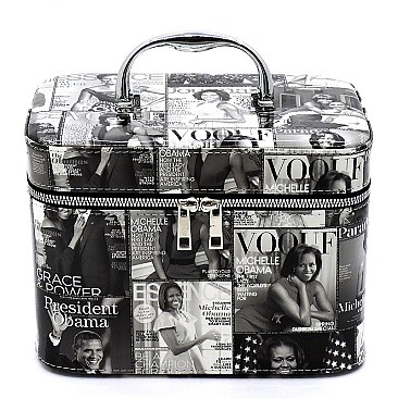 3 IN 1 MAGAZINE MICHELLE OBAMA COSMETIC CASE