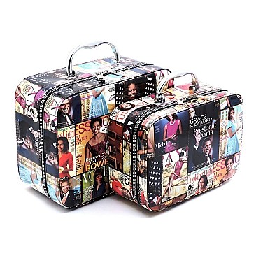 CH-OA701 2 IN 1 OBAMA COSMETIC CASE