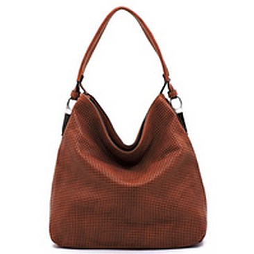 Laser Cut Printed Shoulder Bag Hobo