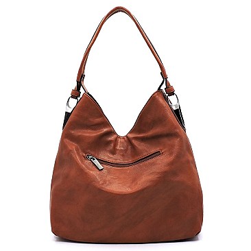 Laser Cut Printed Shoulder Bag Hobo