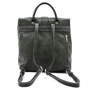Buckle Flap Backpack