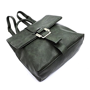 Buckle Flap Backpack