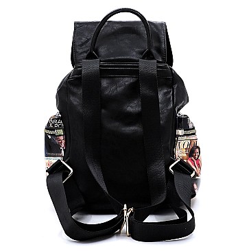 Collage Magazine Cover Backpack