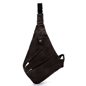 Fashion Zipper Sling Backpack