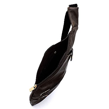 Fashion Zipper Sling Backpack