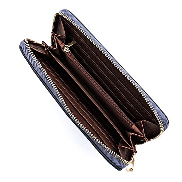 TWO WAY WHIP STITCHED HOBO WALLET SET