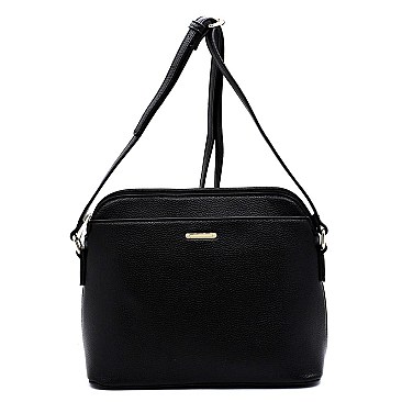 Fashion Front Pocket Dome Crossbody Bag