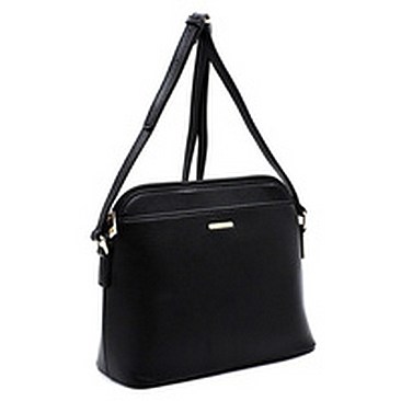 Fashion Front Pocket Dome Crossbody Bag