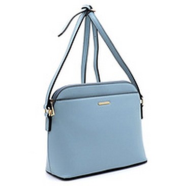 Fashion Front Pocket Dome Crossbody Bag
