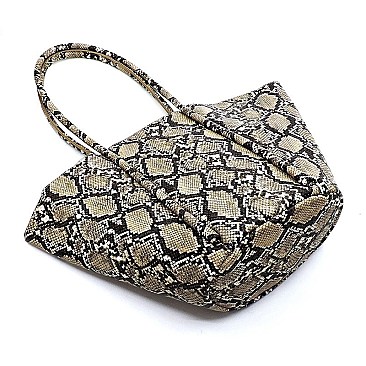 Python Snake Skin 2-in-1 Shopper