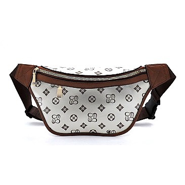 Monogrammed See Thru Fanny Pack Waist Bag