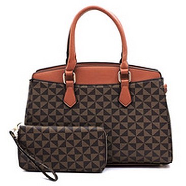 Monogrammed 2-in-1 Satchel
