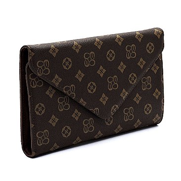 Stylish Monogrammed Envelope Clutch