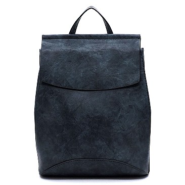 2 WAY FLAP BACKPACK SHOULDER BAG