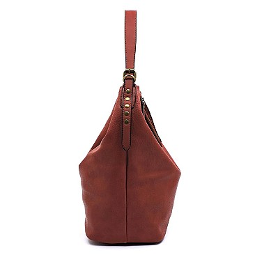 Fashion Multi Compartment Bucket Shoulder Bag