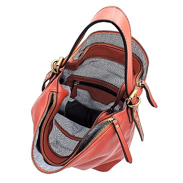 Fashion Multi Compartment Bucket Shoulder Bag