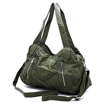 Fashion Washed Satchel