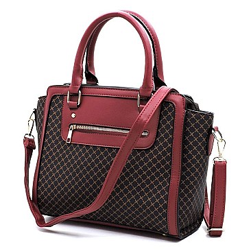 Monogrammed 2-in-1 Satchel