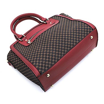 Monogrammed 2-in-1 Satchel