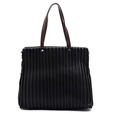 Laser Cut Perforated Pleated Shopper