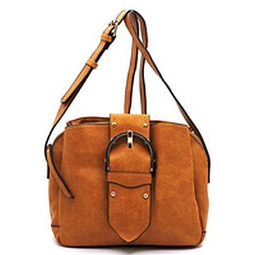 Fashion Studded Buckle Crossbody Bag Satchel