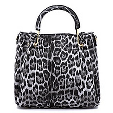 Leopard Top Handle Satchel
