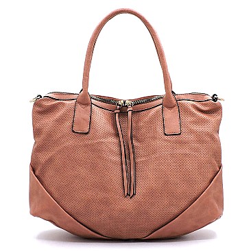 Perforated Laser Cut Satchel