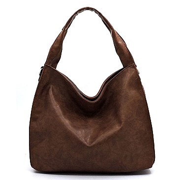 Rhinestone Suede Shoulder Bag