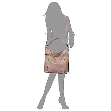Fashion Zipper Shoulder Bag Hobo