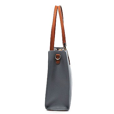 Fashion Top Handle Boxy Satchel