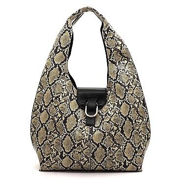 Python Snake Skin 2-in-1 Shoulder Bag