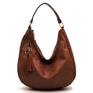 Fashion Whipstitch Shoulder Bag Hobo