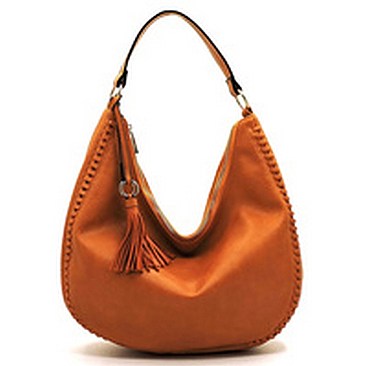 Fashion Whipstitch Shoulder Bag Hobo