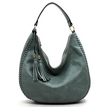Fashion Whipstitch Shoulder Bag Hobo