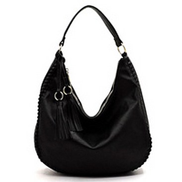 Fashion Whipstitch Shoulder Bag Hobo