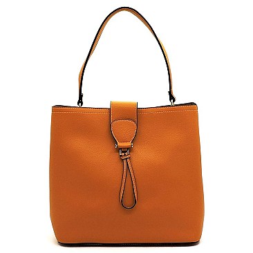 Fashion Flap Multi Compartment Satchel