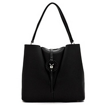 Braided Ring Multi Compartment Satchel